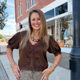 Latte Lace Top