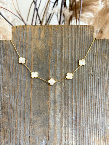 Gold Hoops with Pearl