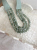 3 Row Bead Necklace in Green