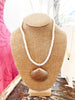 Shell Shape Pendant Cord Necklace