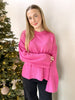 Holiday Shopping Sweater in Pink)