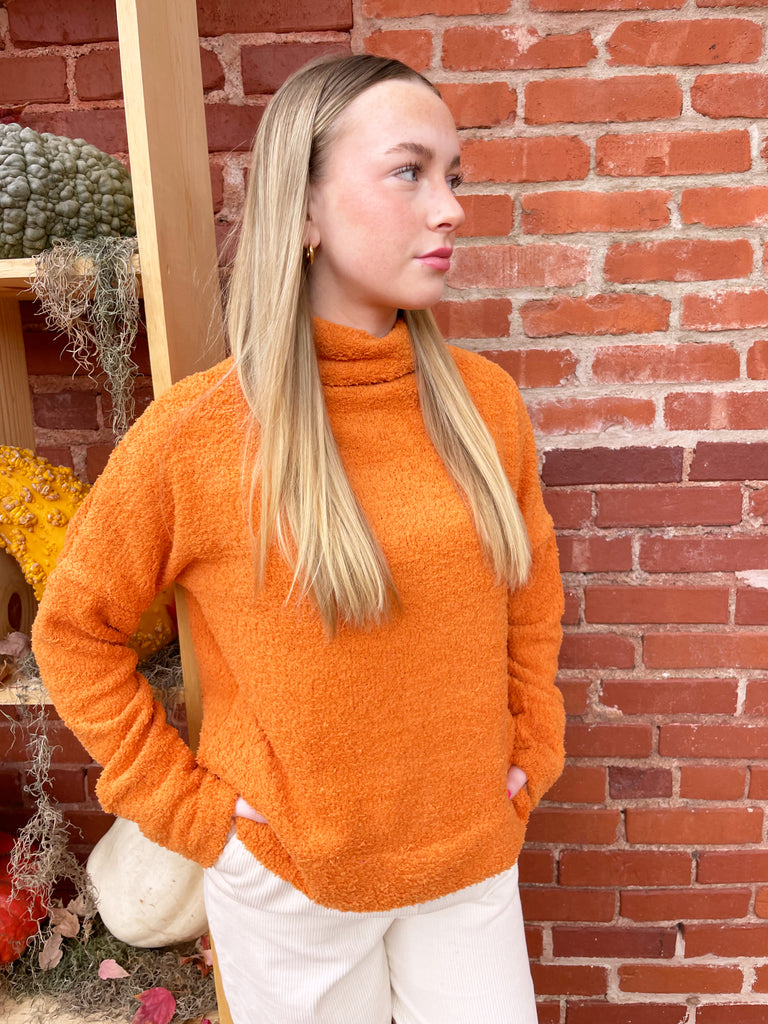 Extra Cozy Sweater in Orange