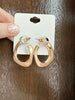 Gold Slightly Twisted Hoops