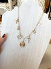 Charm Necklace Clovers, Crosses, & Pearls