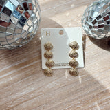 4 Shell Earrings