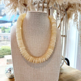 Large Rondelle Beads- Natural