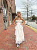 Rosy Dress White