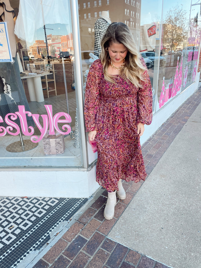 Dressed for Fall Maxi Dress