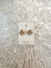 Gold Dipped Patched Earrings