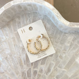 Gold Dipped Hoops- Emmy