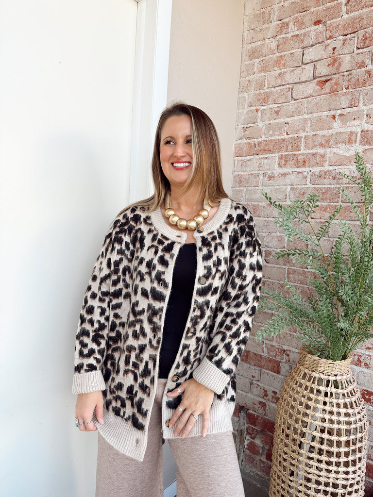 Lazy Leopard Sweater