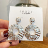 Silver Wreath Earrings