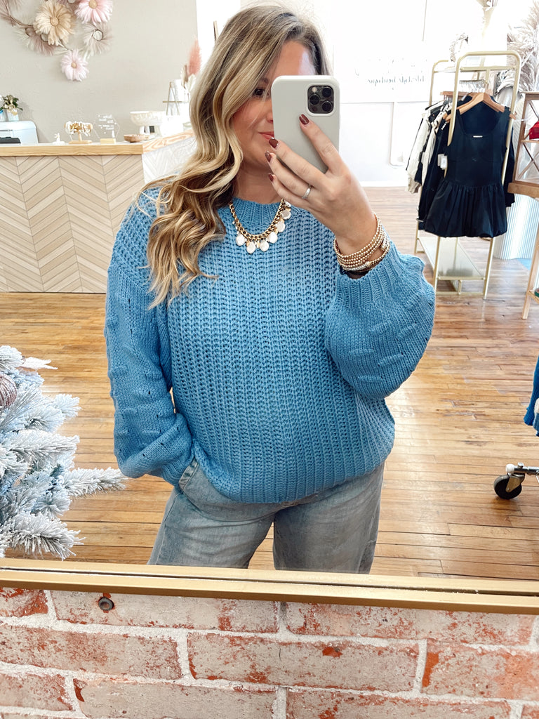 Baby Blue Sweater