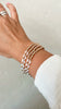 Dazzle Me Bracelets White