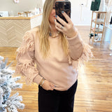 Tied Tassel Sweater