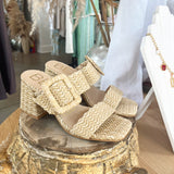 Lucy Block Heel Sandal