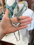 Livin' Lux Triangle Necklace in White