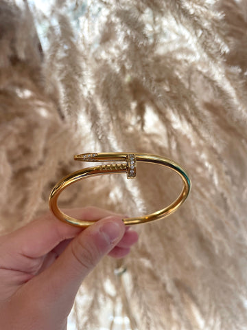 Gold Nail Ring