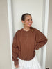 Keeping It Casual Sweatshirt in Chestnut