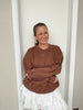 Keeping It Casual Sweatshirt in Chestnut