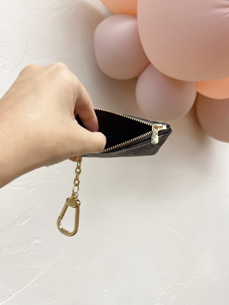 Livin' Lux Keychain Wallet in Brown