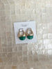 Green Bottomed Hoops