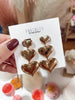 Bubble Heart Earrings