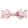 Copper Pearl Knit Headband Bow- Cheyenne