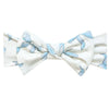 Copper Pearl Knit Headband Bow- Daphne