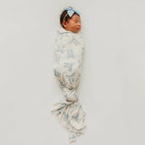 Copper Pearl Knit Swaddle Blanket- Daphne
