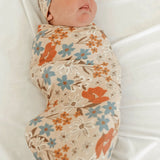 Copper Pearl Knit Swaddle Blanket- Eden