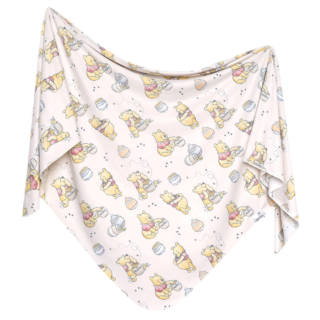 Copper Pearl Knit Swaddle Blanket- Hunny