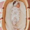 Copper Pearl Knit Swaddle Blanket- Hunny