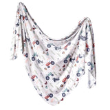 Copper Pearl Knit Swaddle Blanket- Jo
