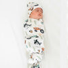 Copper Pearl Knit Swaddle Blanket- Jo