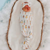 Copper Pearl Knit Swaddle Blanket- Juliet