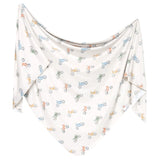 Copper Pearl Knit Swaddle Blanket- Ryder