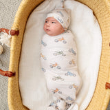 Copper Pearl Knit Swaddle Blanket- Ryder