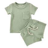 Sage Waffle Pocket Set