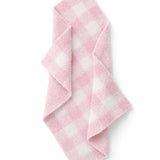 Petal Pink Gingham Mini Blanket