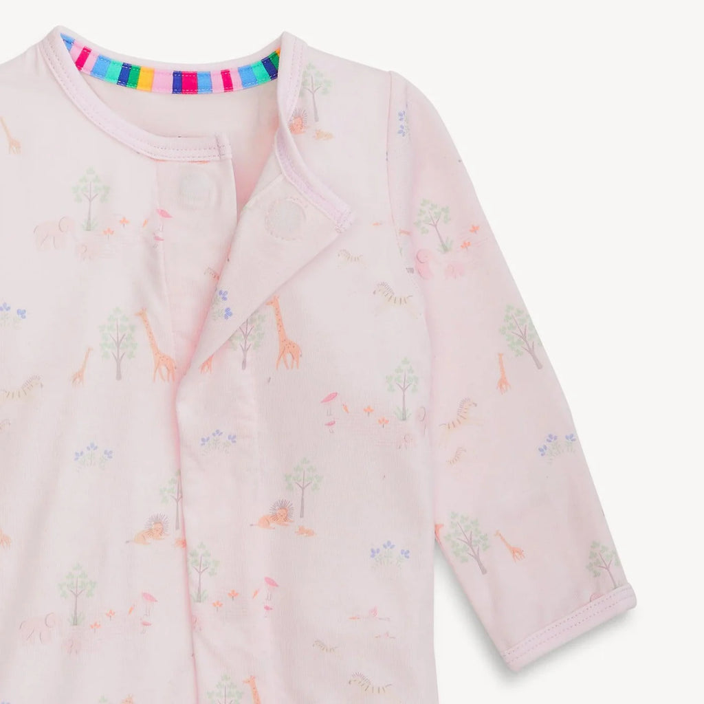 Pink Serene Safari Modal Magnetic Footie