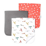 Copper Pearl Burp Clothes Pack- Ace