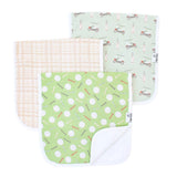 Copper Pearl Burp Clothes Pack- Bogey