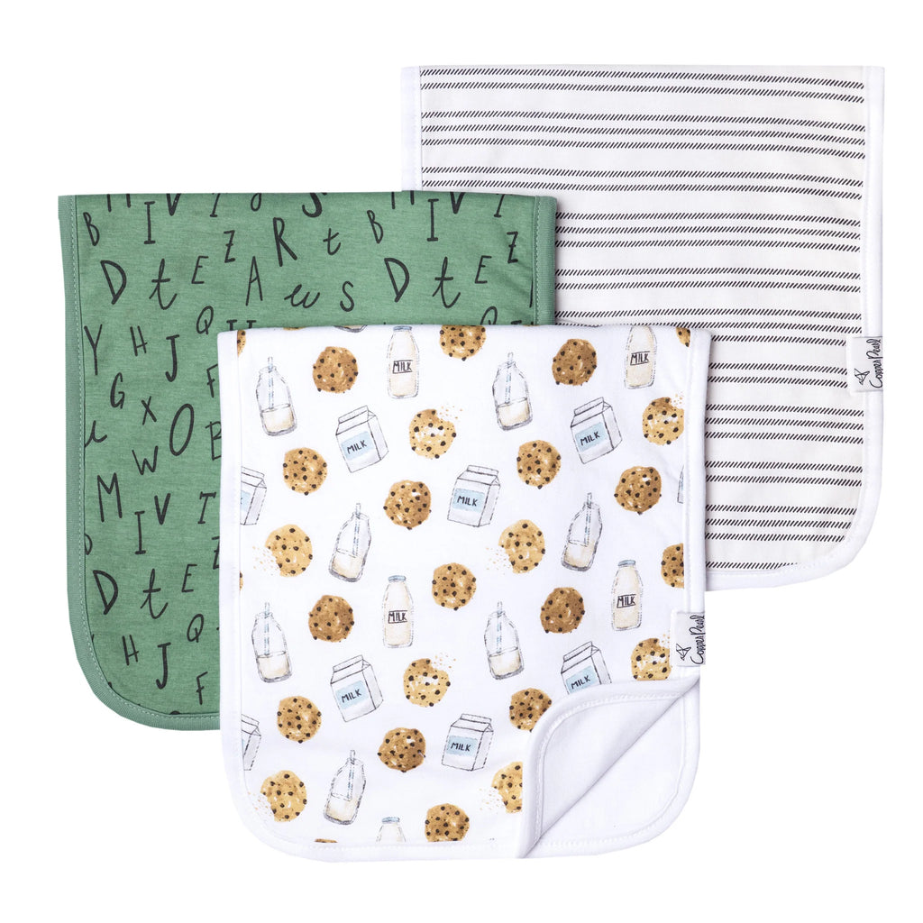 Copper Pearl Burp Clothes Pack- Chip