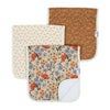 Copper Pearl Burp Clothes Pack- Eden