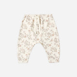 Quincy Mae Drawstring Pant Floral Vine