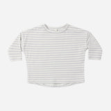 Quincy Mae Long Sleeve Tee Cloud Stripe