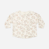 Quincy Mae Long Sleeve Tee Floral Vine