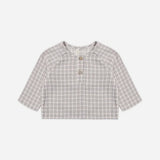 Quincy Mae Zion Shirt Blue Gingham