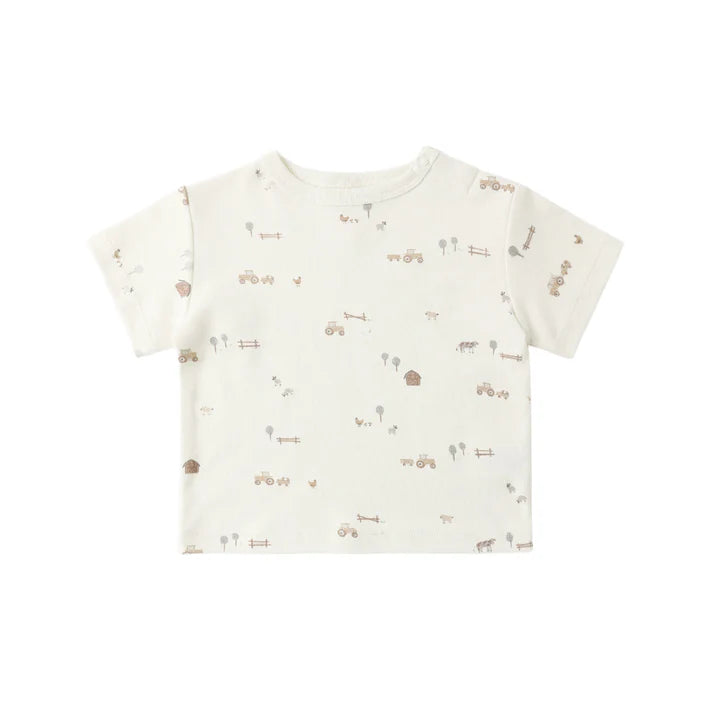 Quincy Mae Boxy Farm Tee